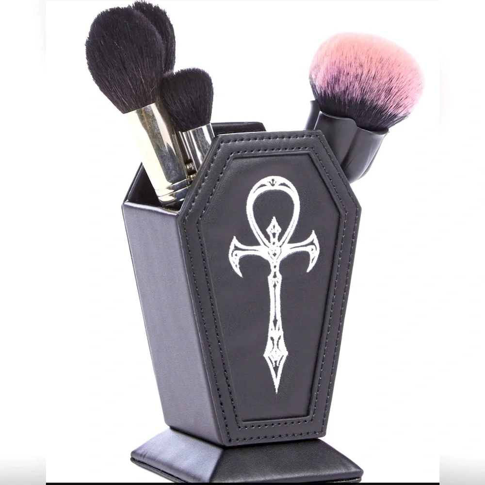 ✨🆕Dolls Kill Home Eternal Rest Ankh Makeup Brush Holder!BNIP!💀🖤
